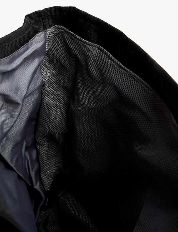 Marks & Spencer Men Recycled Polyester Pro-Tect Backpack Black Accessories 2VJ8DF6804