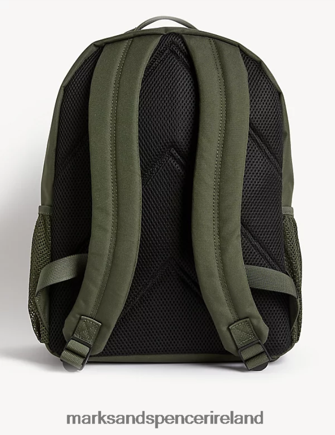 Marks & Spencer Men Recycled Polyester Pro-Tect Backpack Green Accessories 2VJ8DF5687