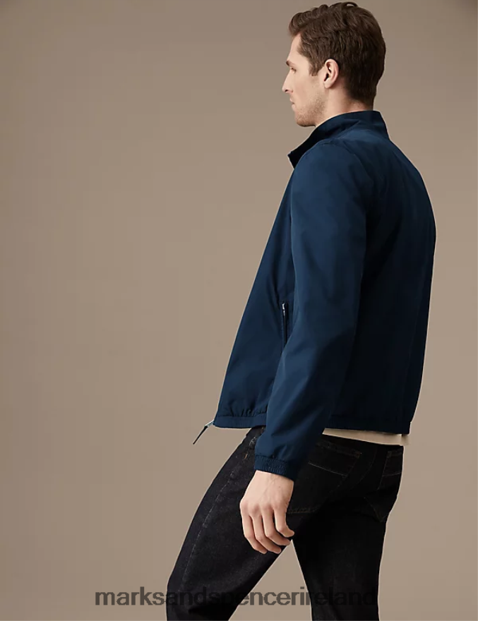 Marks & Spencer Men Bomber Jacket with Stormwear Navy Clothing 2VJ8DF6154