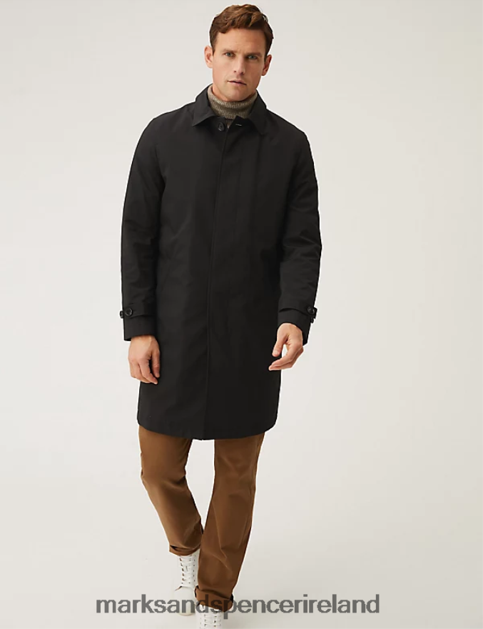 Marks & Spencer Men Classic Padded Mac Black Clothing 2VJ8DF7063