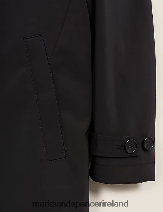 Marks & Spencer Men Classic Padded Mac Black Clothing 2VJ8DF7063