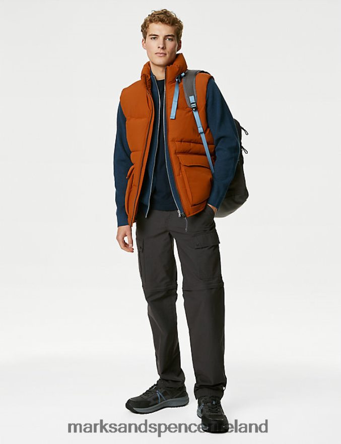 Marks & Spencer Men Padded Gilet with Thermowarmth Orange Clothing 2VJ8DF5393