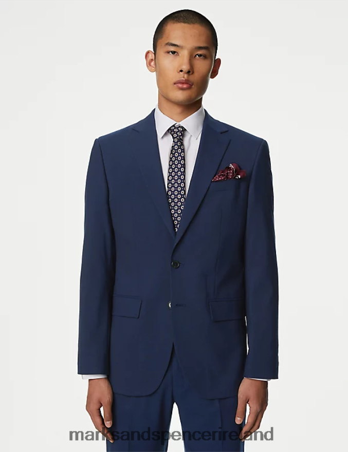 Marks & Spencer Men Regular Fit Suit Jacket Navy Clothing 2VJ8DF6756