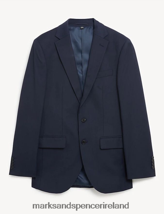 Marks & Spencer Men Slim Fit Stretch Suit Jacket Navy Clothing 2VJ8DF5414