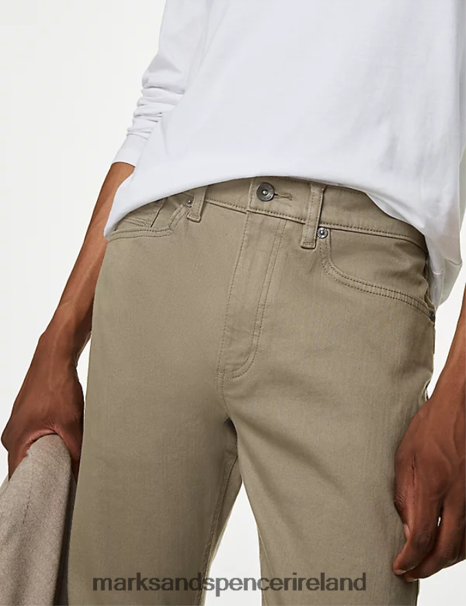 Marks & Spencer Men Slim Fit 360 Flex Jeans Mole Clothing 2VJ8DF7189