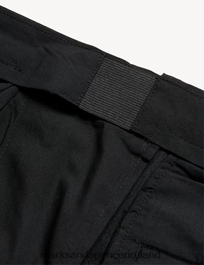 Marks & Spencer Men Slim Fit Trouser with Active Waist Black Clothing 2VJ8DF5546