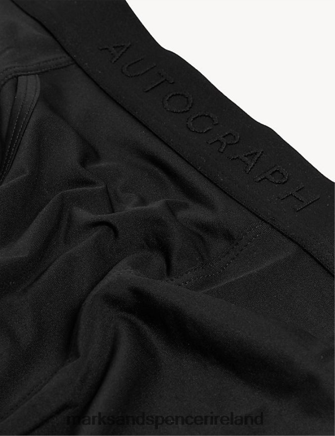 Marks & Spencer Men 5pk Microskin Trunks Black Clothing 2VJ8DF4943