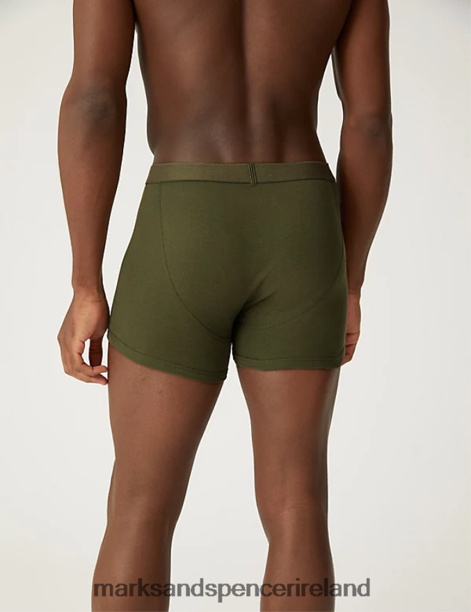 Marks & Spencer Men 5pk Pure Cotton Trunks Multi Clothing 2VJ8DF5440