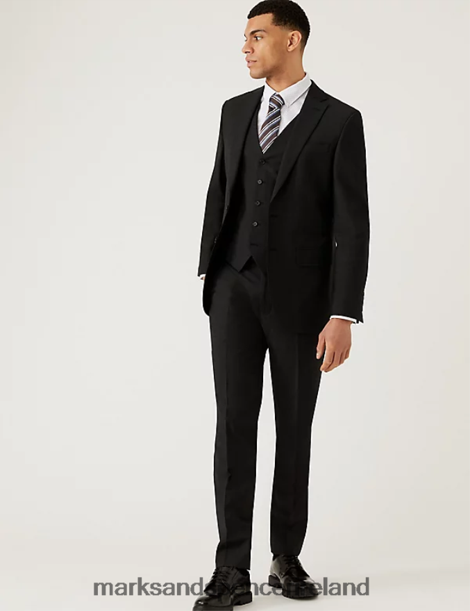 Marks & Spencer Men The Ultimate Waistcoat Charcoal Clothing 2VJ8DF7086
