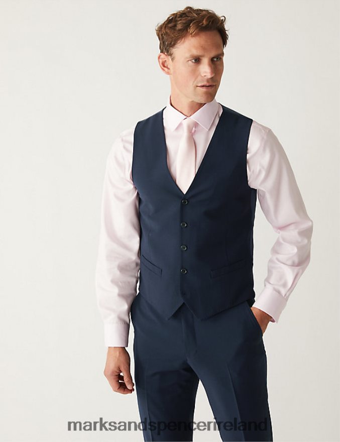 Marks & Spencer Men The Ultimate Waistcoat Navy Clothing 2VJ8DF7119