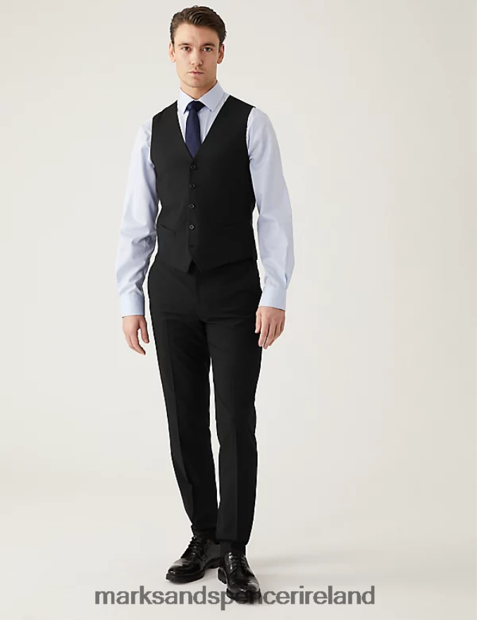 Marks & Spencer Men Waistcoat Black Clothing 2VJ8DF6178