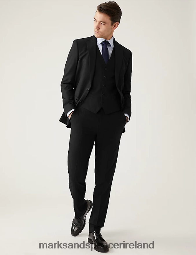 Marks & Spencer Men Waistcoat Black Clothing 2VJ8DF6178