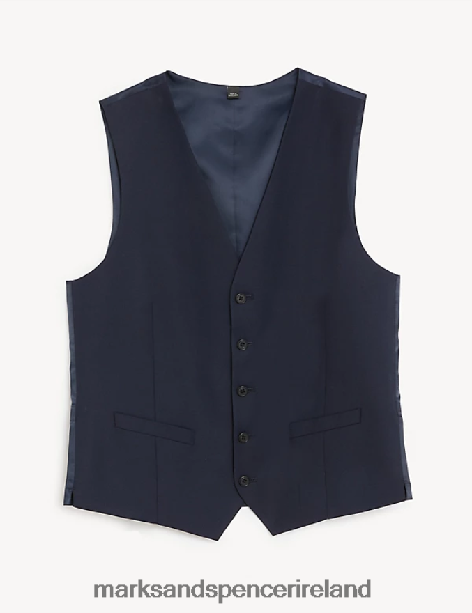 Marks & Spencer Men Waistcoat Navy Clothing 2VJ8DF6541