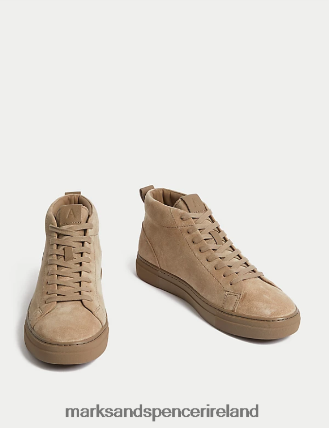 Marks & Spencer Men Suede Chukka Boots Stone Footwear 2VJ8DF5196