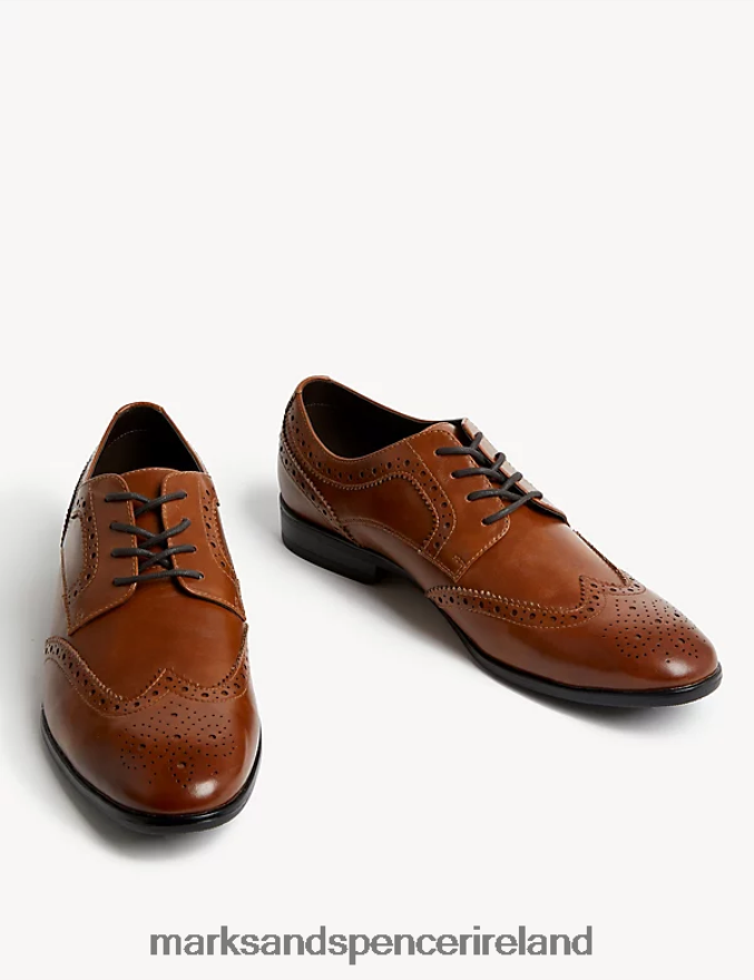 Marks & Spencer Men Brogues Tan Footwear 2VJ8DF5953