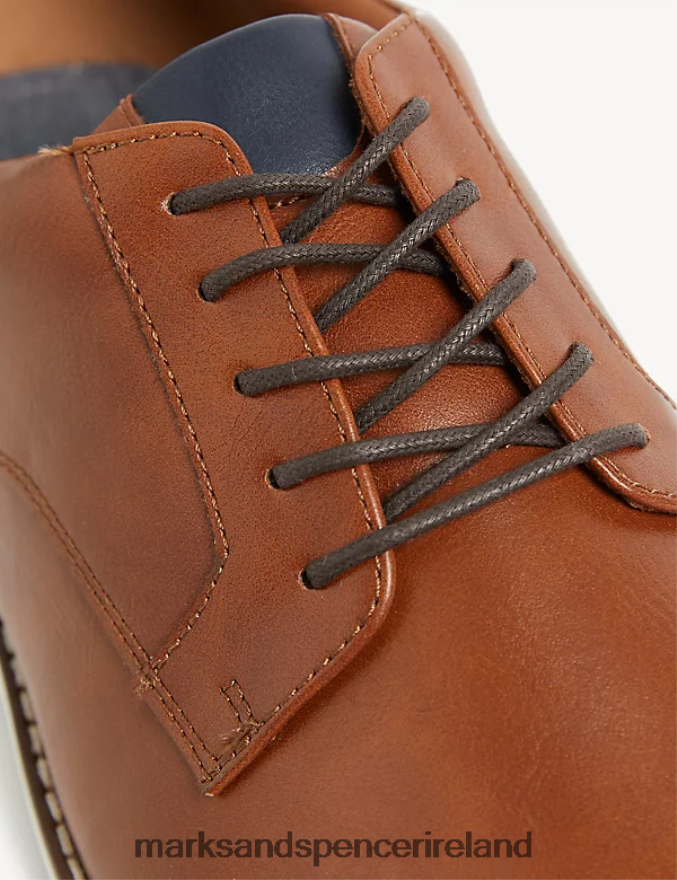 Marks & Spencer Men Derby Shoes Tan Footwear 2VJ8DF5883