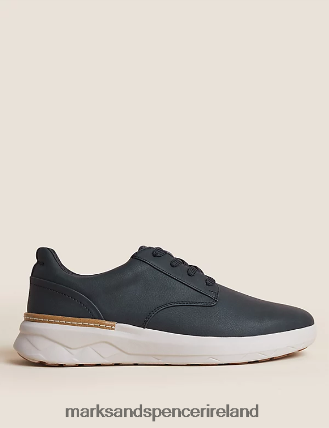 Marks & Spencer Men Lace-Up Shoes Navy Footwear 2VJ8DF6081