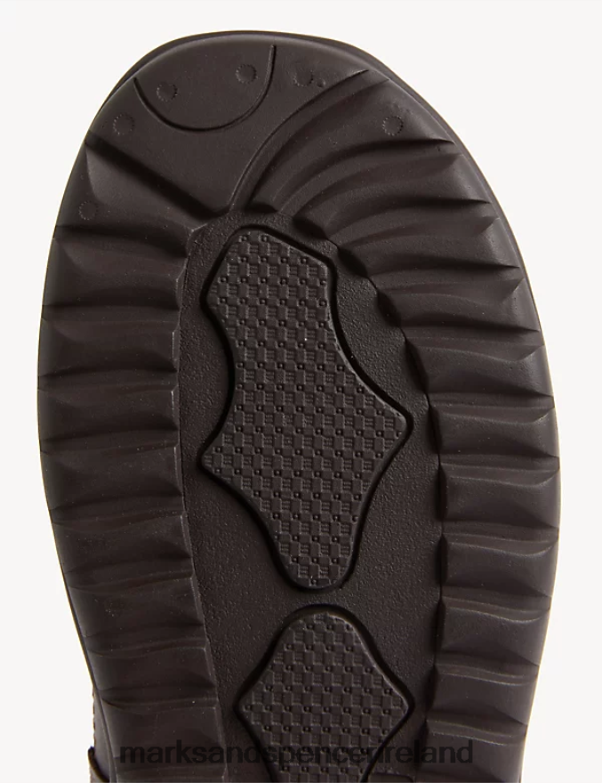 Marks & Spencer Men Leather Sandals Brown Footwear 2VJ8DF5435