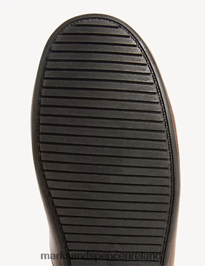 Marks & Spencer Men Moccasin Slippers with Freshfeet Tan Footwear 2VJ8DF6439