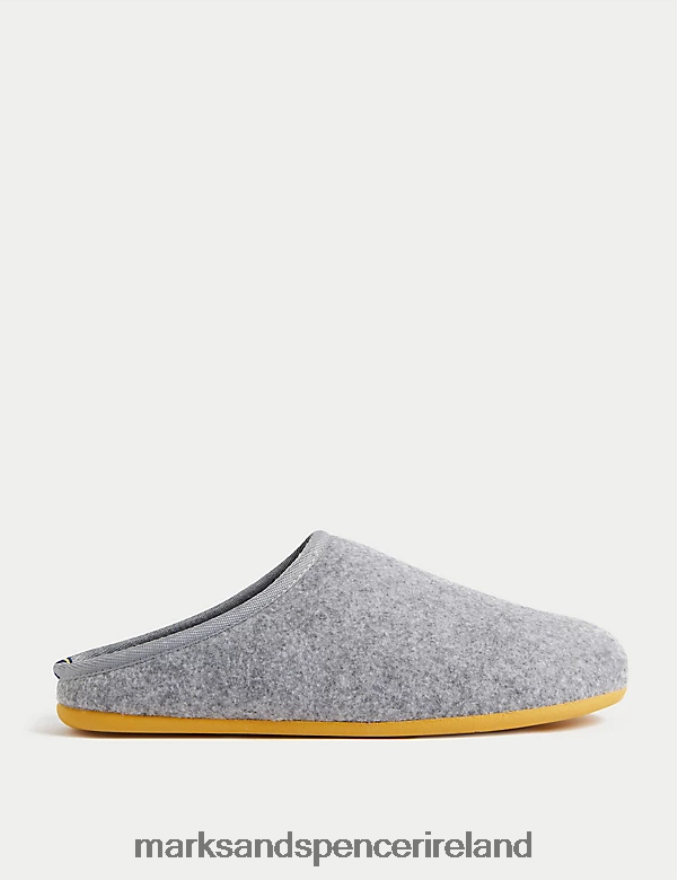 Marks & Spencer Men Mule Slippers Grey Footwear 2VJ8DF6908