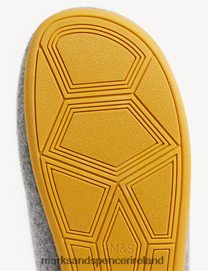 Marks & Spencer Men Mule Slippers Grey Footwear 2VJ8DF6908