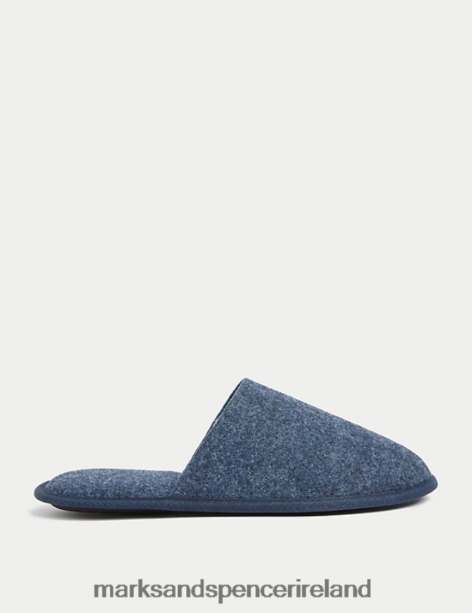 Marks & Spencer Men Mule Slippers with Freshfeet Denim Footwear 2VJ8DF6841