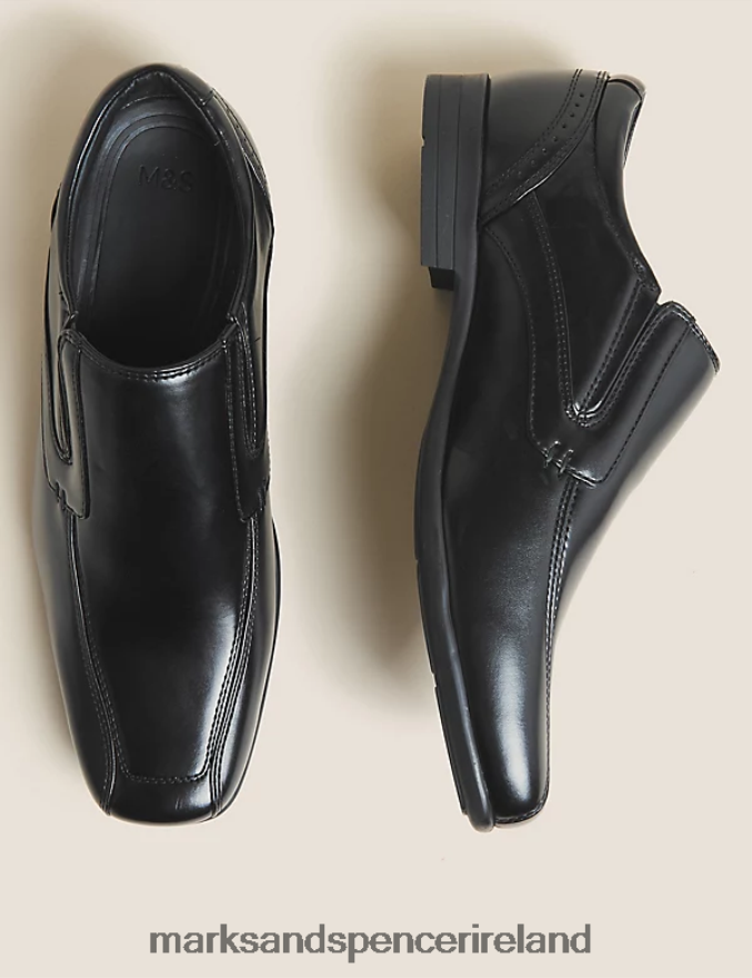 Marks & Spencer Men Slip-On Shoes Black Footwear 2VJ8DF6805