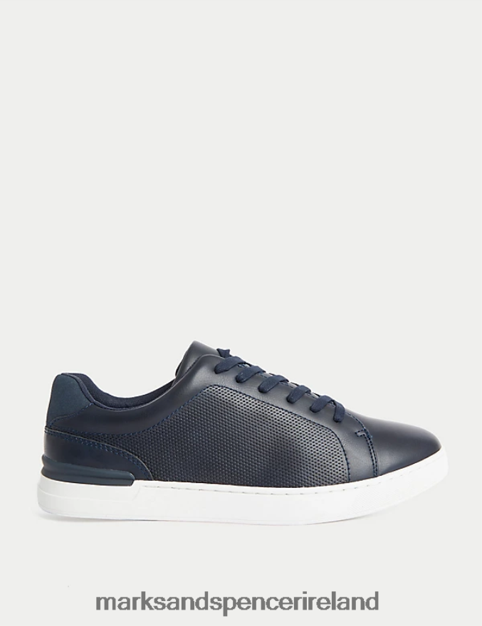 Marks & Spencer Men Lace-Up Trainers Navy Footwear 2VJ8DF5913
