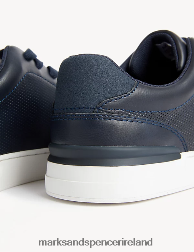 Marks & Spencer Men Lace-Up Trainers Navy Footwear 2VJ8DF5913