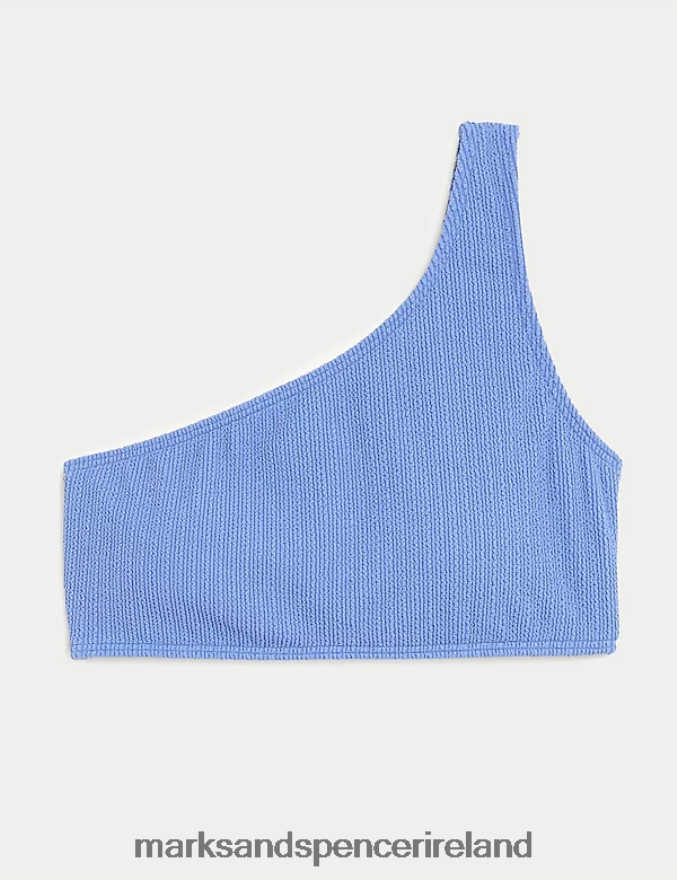 Marks & Spencer Women Textured One Shoulder Bikini Top Lupin Clothing 2VJ8DF2088