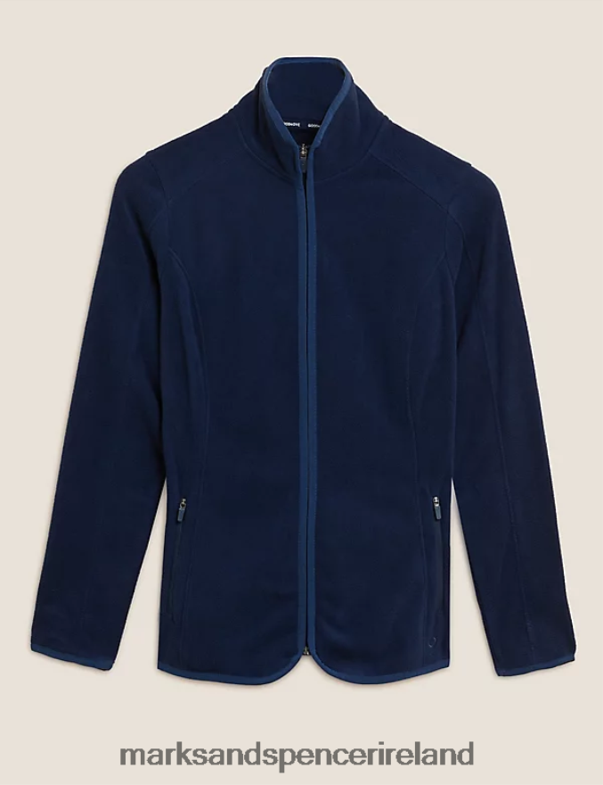 Marks & Spencer Women Funnel Neck Fleece Navy Clothing 2VJ8DF1926