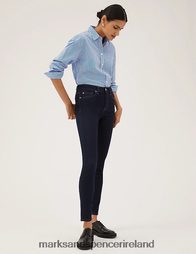 Marks & Spencer Women Ivy Skinny Jeans Indigo Mix Clothing 2VJ8DF3413