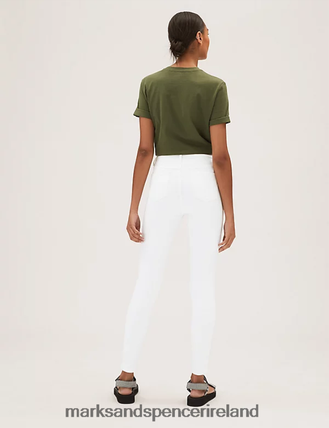 Marks & Spencer Women Ivy Skinny Jeans White Clothing 2VJ8DF3411