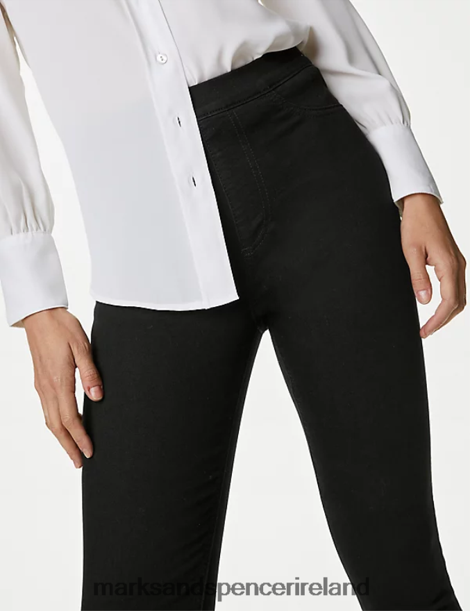 Marks & Spencer Women High Waisted Jeggings Black Clothing 2VJ8DF60