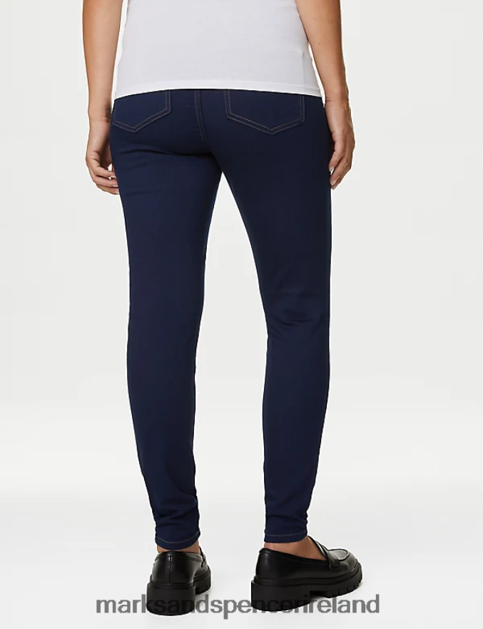 Marks & Spencer Women Maternity Over Bump Jeggings Indigo Mix Clothing 2VJ8DF2671