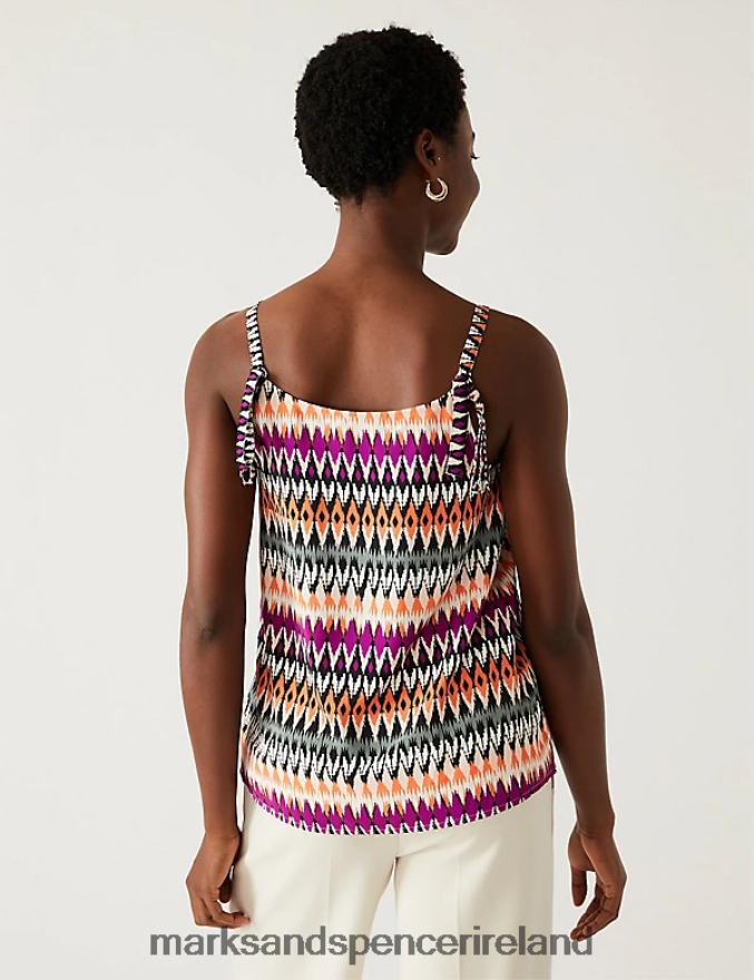 Marks & Spencer Women Printed Cami Top Multi Clothing 2VJ8DF2790