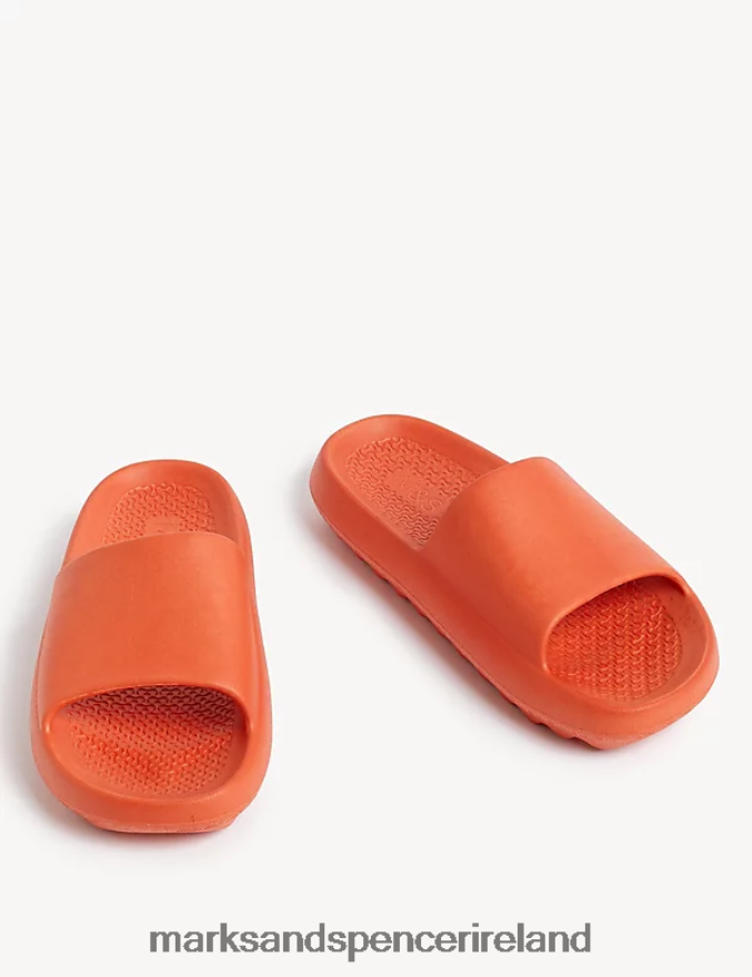 Marks & Spencer Women Footbed Sliders Apricot Footwear 2VJ8DF1803